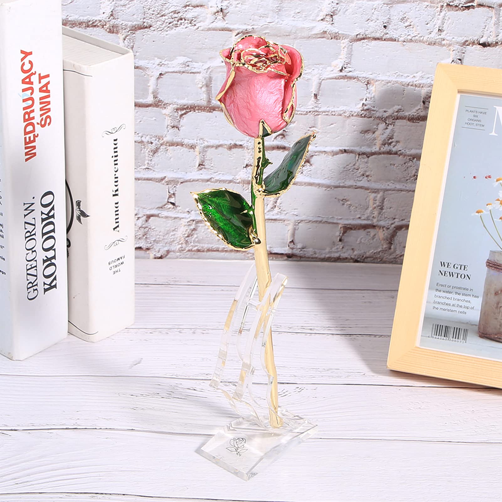 Amazon｜金メッキのバラ、絶妙な技量24Kのバラの花はギフトの